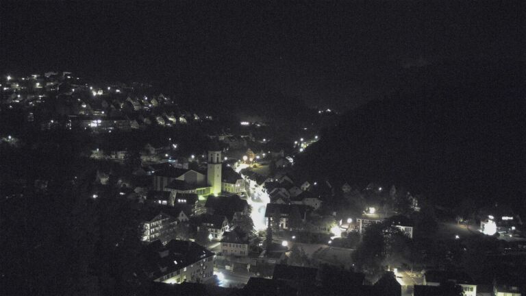 Dieses Bild zeigt eine Webcam-Aufnahme von Ottenhöfen, aufgenommen am Mittwoch, den 07.10.2026 um 22:30 Uhr