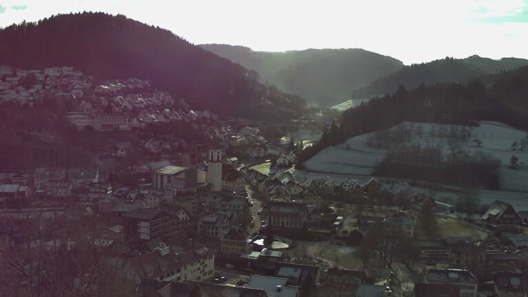 Dieses Bild zeigt eine Webcam-Aufnahme von Ottenhöfen, aufgenommen am Mittwoch, den 31.12.2025 um 11:30 Uhr