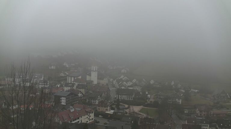 Dieses Bild zeigt eine Webcam-Aufnahme von Ottenhöfen, aufgenommen am Samstag, den 14.02.2026 um 11:30 Uhr