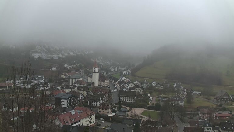 Dieses Bild zeigt eine Webcam-Aufnahme von Ottenhöfen, aufgenommen am Freitag, den 20.02.2026 um 10:00 Uhr