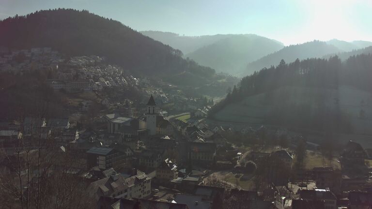 Dieses Bild zeigt eine Webcam-Aufnahme von Ottenhöfen, aufgenommen am Samstag, den 27.12.2025 um 12:40 Uhr