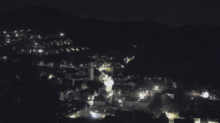 Dieses Bild zeigt eine Webcam-Aufnahme von Ottenhöfen, aufgenommen am Donnerstag, den 15.10.2026 um 00:00 Uhr