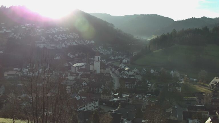 Dieses Bild zeigt eine Webcam-Aufnahme von Ottenhöfen, aufgenommen am Freitag, den 12.12.2025 um 10:00 Uhr