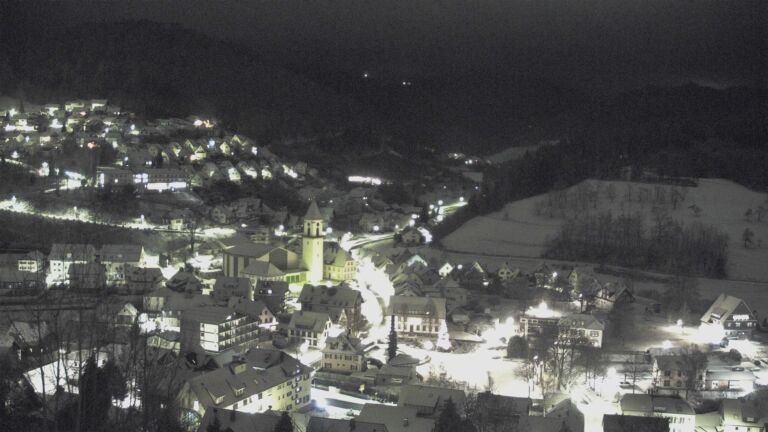 Dieses Bild zeigt eine Webcam-Aufnahme von Ottenhöfen, aufgenommen am Freitag, den 02.01.2026 um 06:20 Uhr