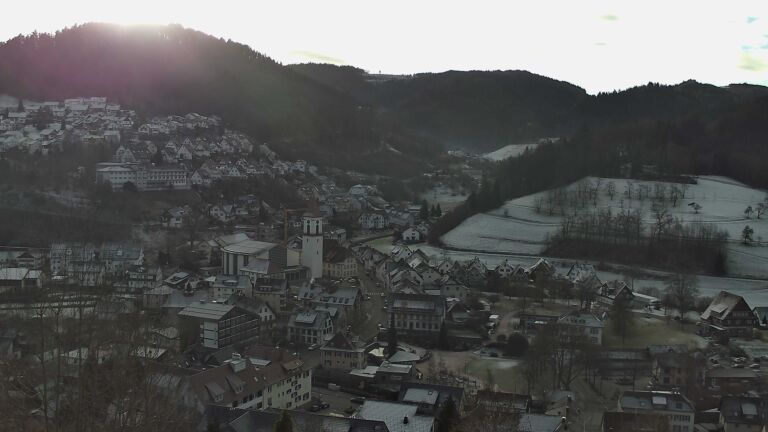 Dieses Bild zeigt eine Webcam-Aufnahme von Ottenhöfen, aufgenommen am Mittwoch, den 31.12.2025 um 10:00 Uhr