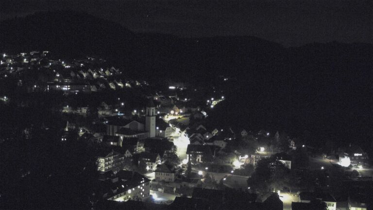 Dieses Bild zeigt eine Webcam-Aufnahme von Ottenhöfen, aufgenommen am Dienstag, den 15.09.2026 um 23:00 Uhr