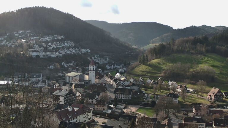 Dieses Bild zeigt eine Webcam-Aufnahme von Ottenhöfen, aufgenommen am Sonntag, den 01.03.2026 um 09:20 Uhr