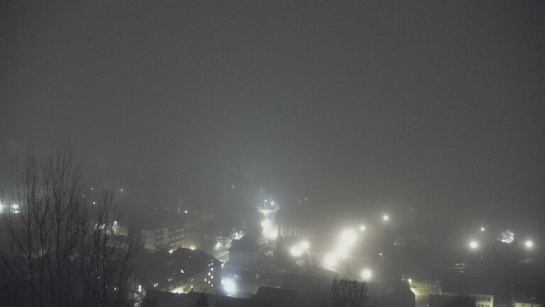 Dieses Bild zeigt eine Webcam-Aufnahme von Ottenhöfen, aufgenommen am Donnerstag, den 19.02.2026 um 23:30 Uhr