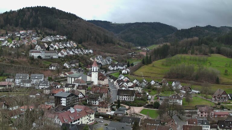 Dieses Bild zeigt eine Webcam-Aufnahme von Ottenhöfen, aufgenommen am Samstag, den 14.03.2026 um 16:20 Uhr