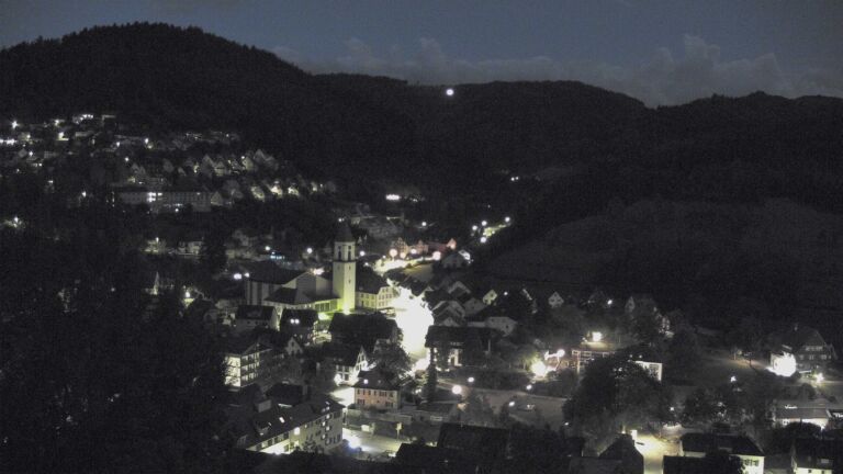 Dieses Bild zeigt eine Webcam-Aufnahme von Ottenhöfen, aufgenommen am Dienstag, den 01.09.2026 um 05:40 Uhr