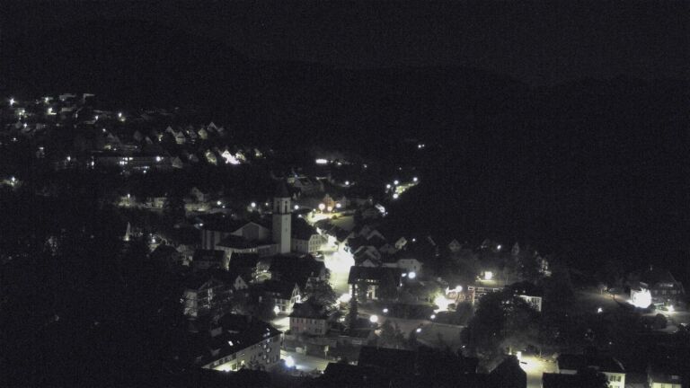 Dieses Bild zeigt eine Webcam-Aufnahme von Ottenhöfen, aufgenommen am Samstag, den 19.09.2026 um 03:00 Uhr