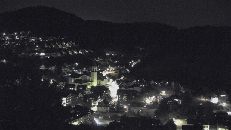 Dieses Bild zeigt eine Webcam-Aufnahme von Ottenhöfen, aufgenommen am Donnerstag, den 20.08.2026 um 22:30 Uhr