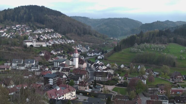 Dieses Bild zeigt eine Webcam-Aufnahme von Ottenhöfen, aufgenommen am Dienstag, den 14.04.2026 um 20:20 Uhr