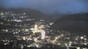 Dieses Bild zeigt eine Webcam-Aufnahme von Ottenhöfen, aufgenommen am Samstag, den 14.02.2026 um 18:20 Uhr