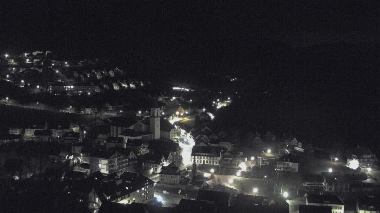 Dieses Bild zeigt eine Webcam-Aufnahme von Ottenhöfen, aufgenommen am Freitag, den 13.02.2026 um 03:00 Uhr