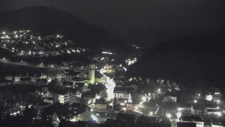 Dieses Bild zeigt eine Webcam-Aufnahme von Ottenhöfen, aufgenommen am Samstag, den 10.01.2026 um 06:00 Uhr