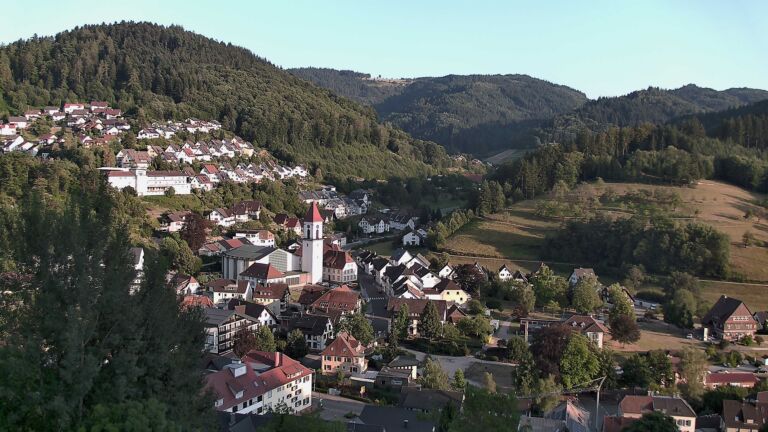 Dieses Bild zeigt eine Webcam-Aufnahme von Ottenhöfen, aufgenommen am Mittwoch, den 29.07.2026 um 19:50 Uhr