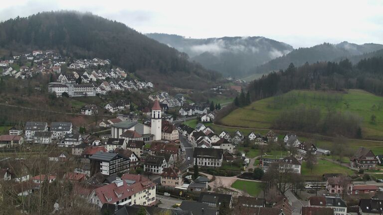 Dieses Bild zeigt eine Webcam-Aufnahme von Ottenhöfen, aufgenommen am Sonntag, den 15.03.2026 um 08:40 Uhr