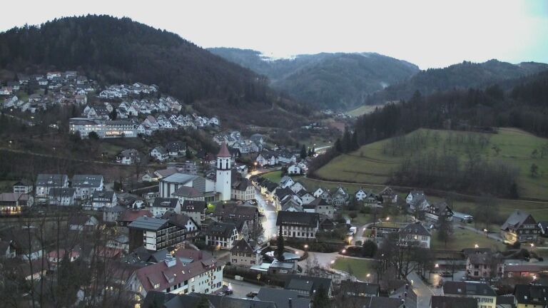 Dieses Bild zeigt eine Webcam-Aufnahme von Ottenhöfen, aufgenommen am Dienstag, den 17.02.2026 um 07:20 Uhr