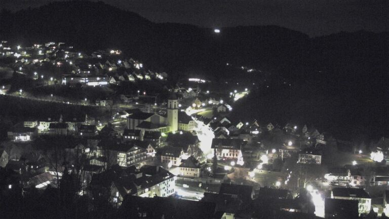 Dieses Bild zeigt eine Webcam-Aufnahme von Ottenhöfen, aufgenommen am Mittwoch, den 17.12.2025 um 06:40 Uhr