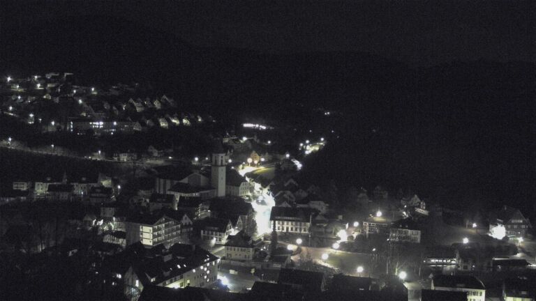 Dieses Bild zeigt eine Webcam-Aufnahme von Ottenhöfen, aufgenommen am Donnerstag, den 12.02.2026 um 04:00 Uhr