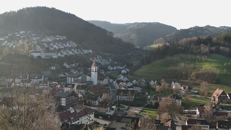 Dieses Bild zeigt eine Webcam-Aufnahme von Ottenhöfen, aufgenommen am Freitag, den 20.03.2026 um 07:50 Uhr