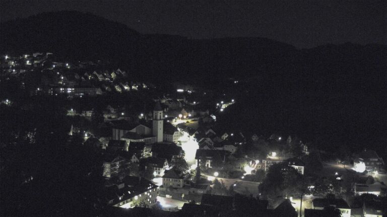 Dieses Bild zeigt eine Webcam-Aufnahme von Ottenhöfen, aufgenommen am Donnerstag, den 06.08.2026 um 01:30 Uhr