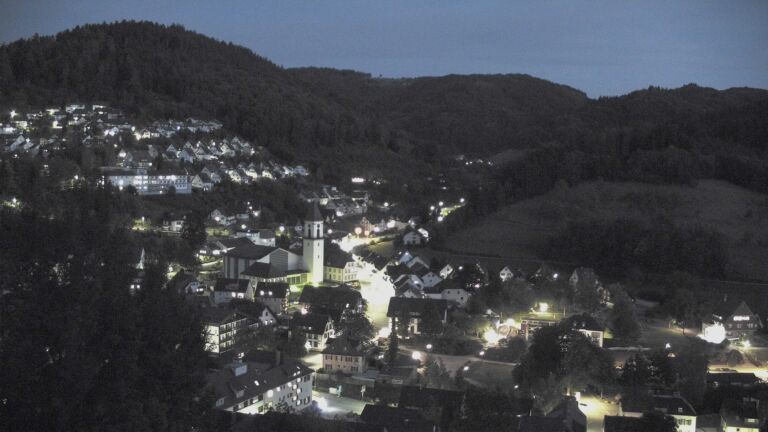 Dieses Bild zeigt eine Webcam-Aufnahme von Ottenhöfen, aufgenommen am Mittwoch, den 02.09.2026 um 20:50 Uhr