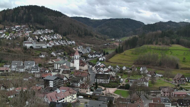 Dieses Bild zeigt eine Webcam-Aufnahme von Ottenhöfen, aufgenommen am Mittwoch, den 11.03.2026 um 12:50 Uhr