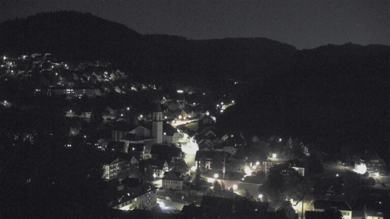 Dieses Bild zeigt eine Webcam-Aufnahme von Ottenhöfen, aufgenommen am Mittwoch, den 24.06.2026 um 23:30 Uhr