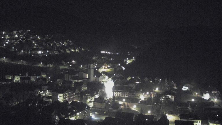 Dieses Bild zeigt eine Webcam-Aufnahme von Ottenhöfen, aufgenommen am Dienstag, den 14.04.2026 um 23:00 Uhr