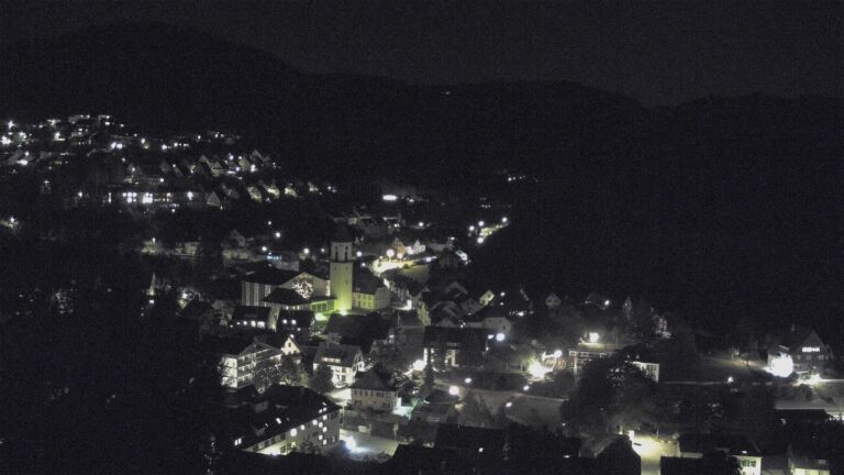 Dieses Bild zeigt eine Webcam-Aufnahme von Ottenhöfen, aufgenommen am Donnerstag, den 10.09.2026 um 22:00 Uhr