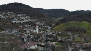 Dieses Bild zeigt eine Webcam-Aufnahme von Ottenhöfen, aufgenommen am Montag, den 23.02.2026 um 16:50 Uhr