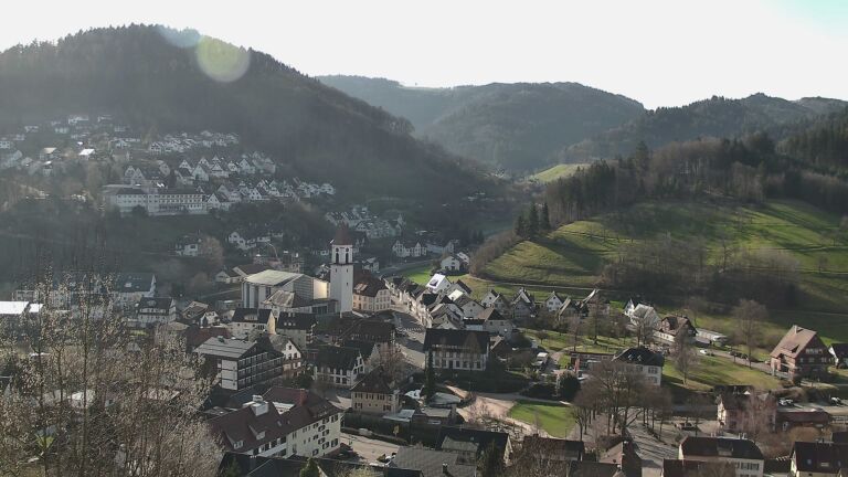 Dieses Bild zeigt eine Webcam-Aufnahme von Ottenhöfen, aufgenommen am Donnerstag, den 05.03.2026 um 09:30 Uhr