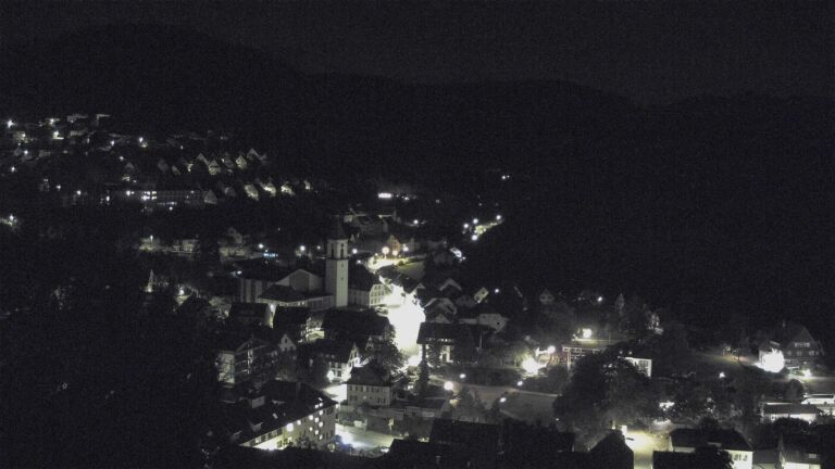 Dieses Bild zeigt eine Webcam-Aufnahme von Ottenhöfen, aufgenommen am Mittwoch, den 16.09.2026 um 03:30 Uhr