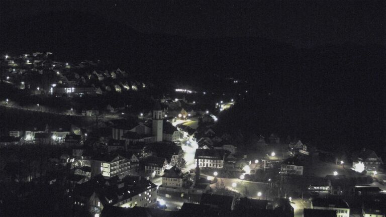 Dieses Bild zeigt eine Webcam-Aufnahme von Ottenhöfen, aufgenommen am Mittwoch, den 25.02.2026 um 04:30 Uhr