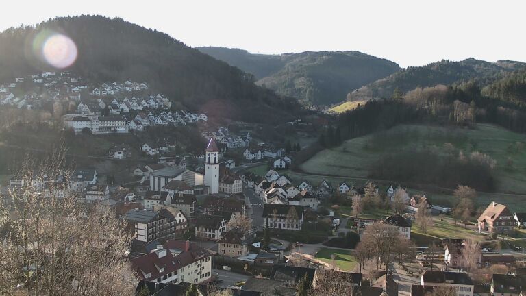 Dieses Bild zeigt eine Webcam-Aufnahme von Ottenhöfen, aufgenommen am Montag, den 02.03.2026 um 08:40 Uhr