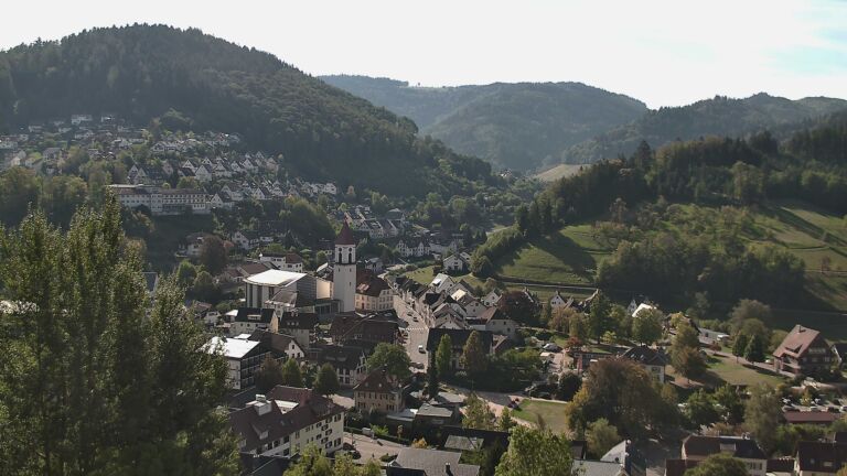 Dieses Bild zeigt eine Webcam-Aufnahme von Ottenhöfen, aufgenommen am Dienstag, den 29.09.2026 um 11:00 Uhr