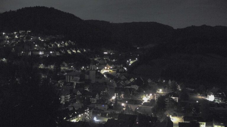 Dieses Bild zeigt eine Webcam-Aufnahme von Ottenhöfen, aufgenommen am Dienstag, den 29.09.2026 um 00:00 Uhr