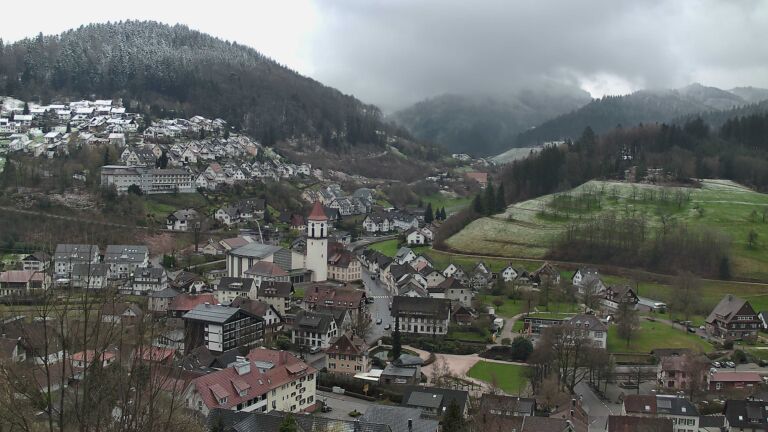 Dieses Bild zeigt eine Webcam-Aufnahme von Ottenhöfen, aufgenommen am Donnerstag, den 26.03.2026 um 11:00 Uhr