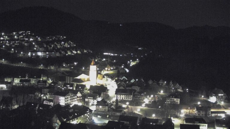 Dieses Bild zeigt eine Webcam-Aufnahme von Ottenhöfen, aufgenommen am Donnerstag, den 05.03.2026 um 21:00 Uhr