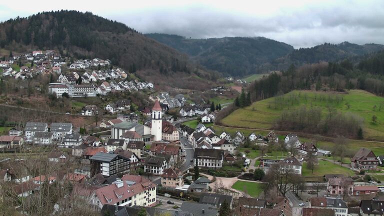 Dieses Bild zeigt eine Webcam-Aufnahme von Ottenhöfen, aufgenommen am Samstag, den 14.03.2026 um 17:40 Uhr