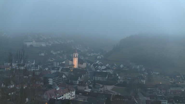 Dieses Bild zeigt eine Webcam-Aufnahme von Ottenhöfen, aufgenommen am Mittwoch, den 04.02.2026 um 17:40 Uhr