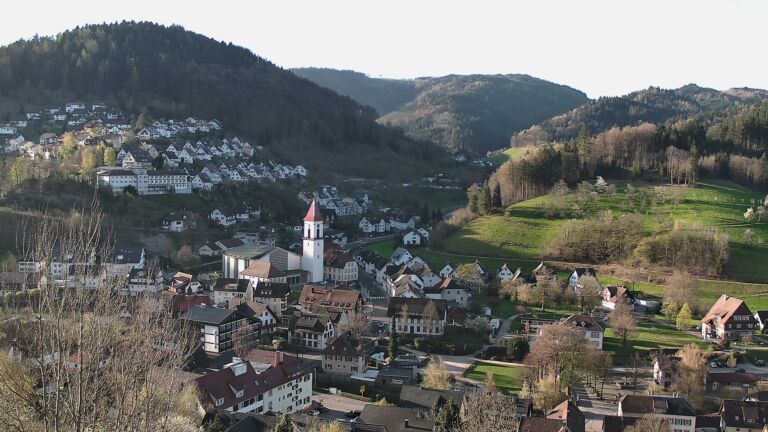 Dieses Bild zeigt eine Webcam-Aufnahme von Ottenhöfen, aufgenommen am Mittwoch, den 08.04.2026 um 08:10 Uhr