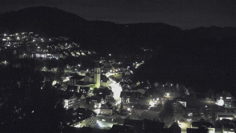 Dieses Bild zeigt eine Webcam-Aufnahme von Ottenhöfen, aufgenommen am Mittwoch, den 14.10.2026 um 20:10 Uhr