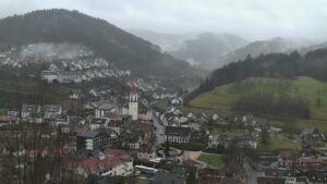 Dieses Bild zeigt eine Webcam-Aufnahme von Ottenhöfen, aufgenommen am Dienstag, den 24.02.2026 um 12:20 Uhr