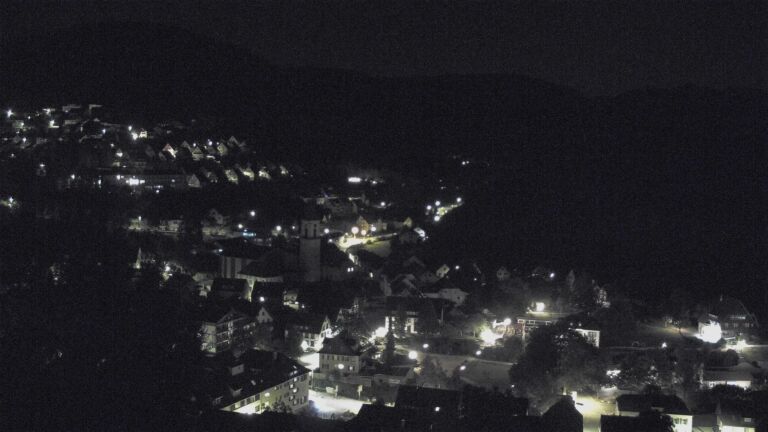 Dieses Bild zeigt eine Webcam-Aufnahme von Ottenhöfen, aufgenommen am Samstag, den 12.09.2026 um 00:30 Uhr