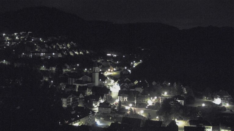 Dieses Bild zeigt eine Webcam-Aufnahme von Ottenhöfen, aufgenommen am Montag, den 04.05.2026 um 00:30 Uhr