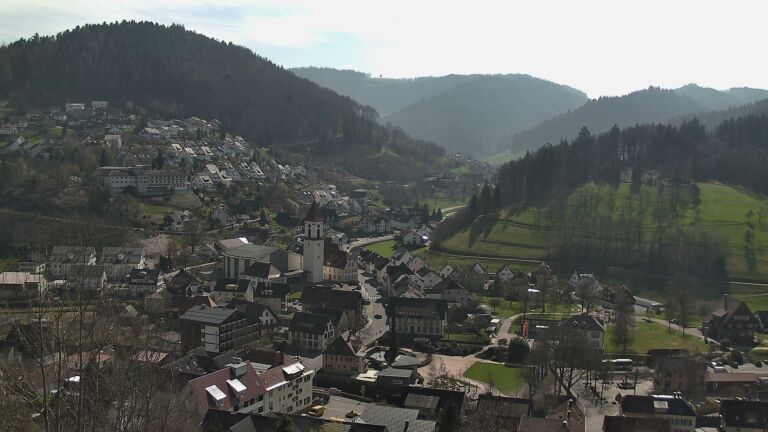 Dieses Bild zeigt eine Webcam-Aufnahme von Ottenhöfen, aufgenommen am Donnerstag, den 19.03.2026 um 12:40 Uhr