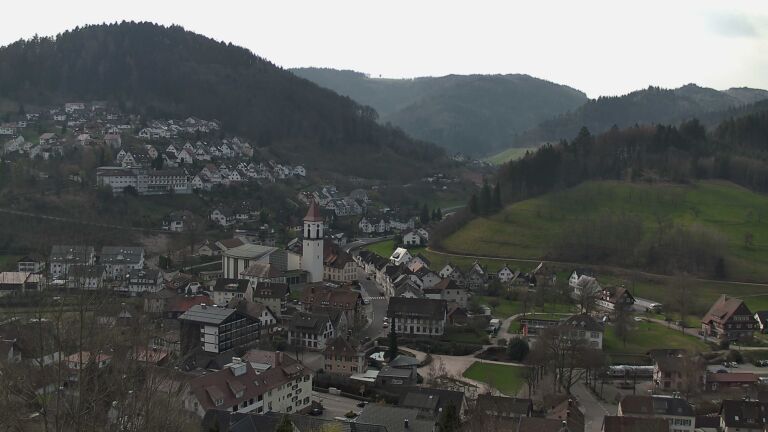 Dieses Bild zeigt eine Webcam-Aufnahme von Ottenhöfen, aufgenommen am Samstag, den 21.03.2026 um 09:30 Uhr